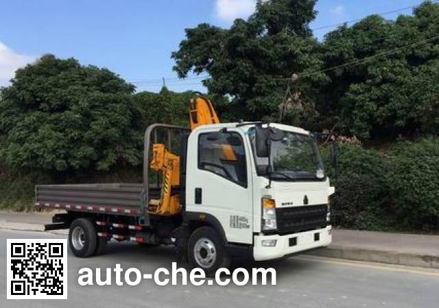 Sinotruk Howo truck mounted loader crane ZZ5047JSQF341CE145