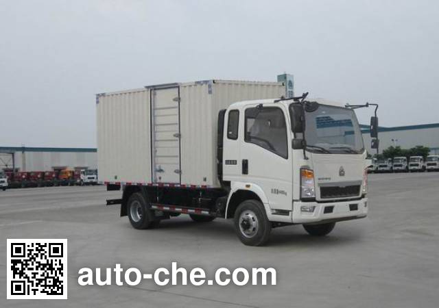 Sinotruk Howo box van truck ZZ5047XXYC3313E143