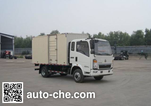 Sinotruk Howo box van truck ZZ5047XXYC3315E145