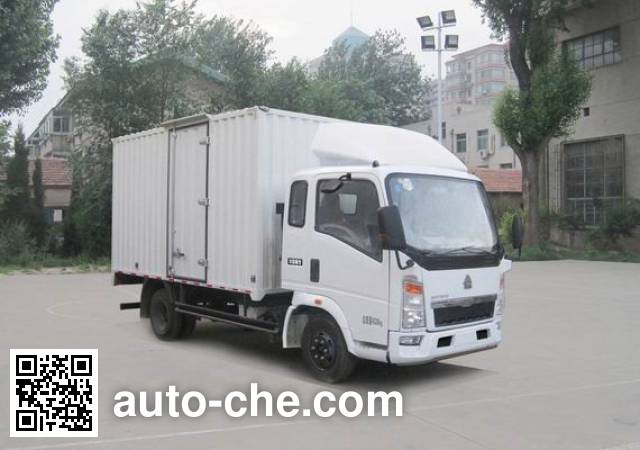 Sinotruk Howo box van truck ZZ5047XXYC3413D143