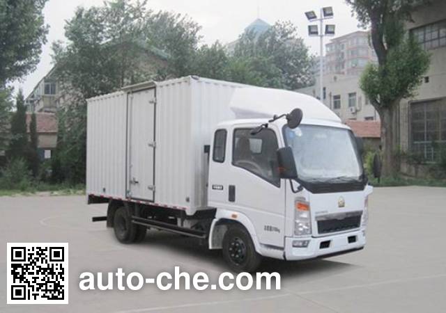 Sinotruk Howo box van truck ZZ5047XXYD3415D137