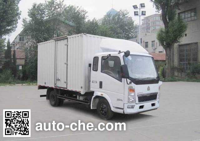 Sinotruk Howo box van truck ZZ5047XXYD3614D144
