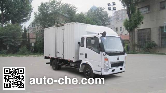 Sinotruk Howo box van truck ZZ5047XXYD3615D145