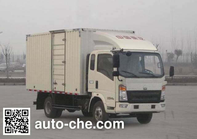 Sinotruk Howo box van truck ZZ5047XXYF341BD145