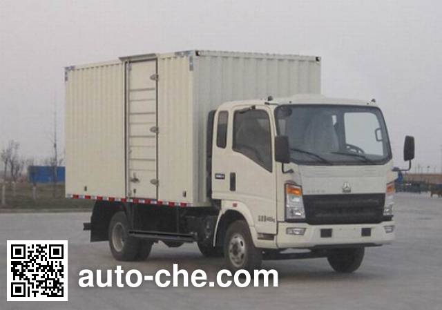 Sinotruk Howo box van truck ZZ5047XXYF341CE145