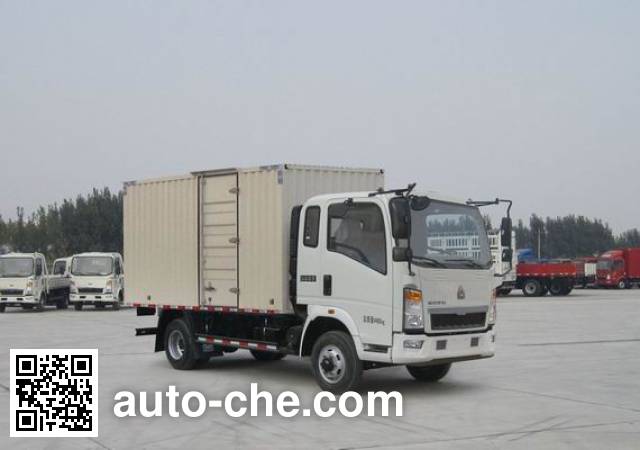 Sinotruk Howo box van truck ZZ5047XXYG3314E145