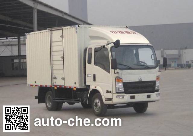 Sinotruk Howo box van truck ZZ5057XXYF381CD155