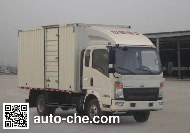 Sinotruk Howo box van truck ZZ5067XXYF341BD165
