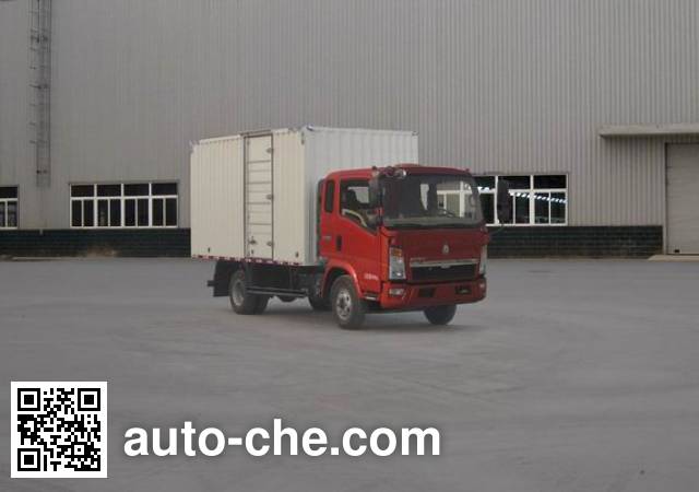 Sinotruk Howo box van truck ZZ5087XXYD3414D183