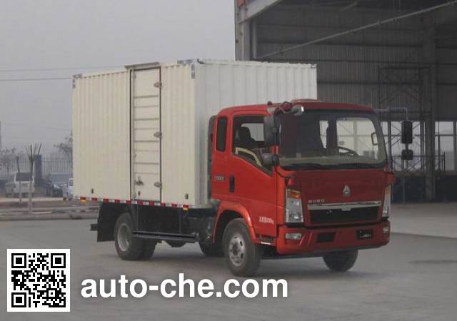Sinotruk Howo box van truck ZZ5087XXYD3814D183