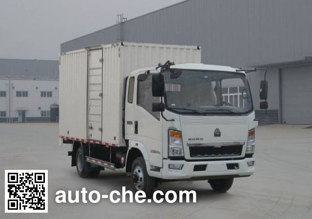 Sinotruk Howo box van truck ZZ5087XXYF3314E183
