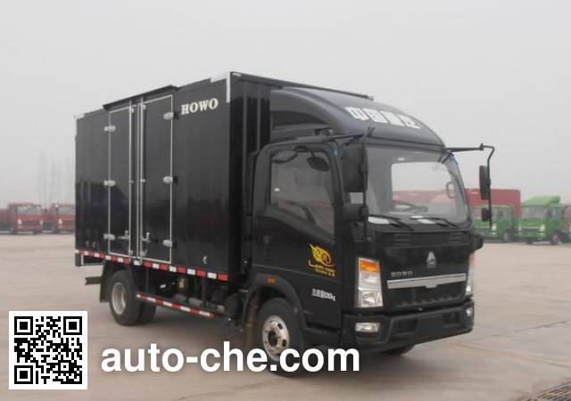 Sinotruk Howo box van truck ZZ5087XXYF3315E183