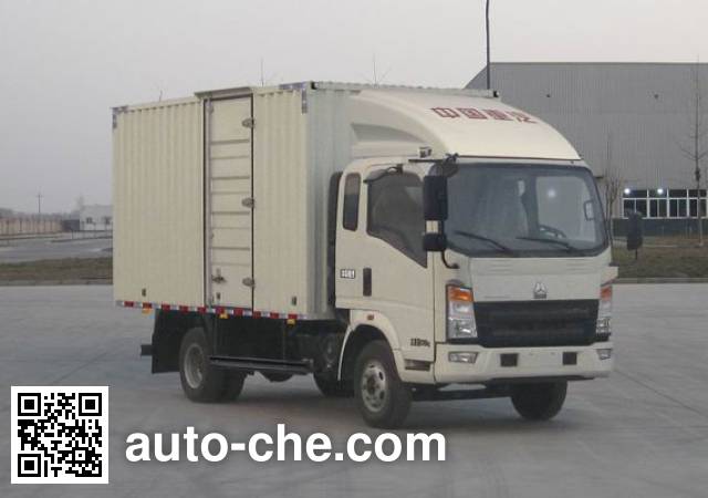 Sinotruk Howo box van truck ZZ5087XXYF341BD183