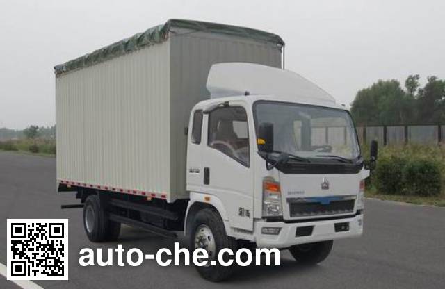 Sinotruk Howo soft top box van truck ZZ5167CPYG3415C1