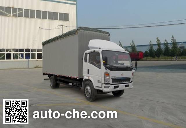Sinotruk Howo soft top box van truck ZZ5127CPYD3415C1