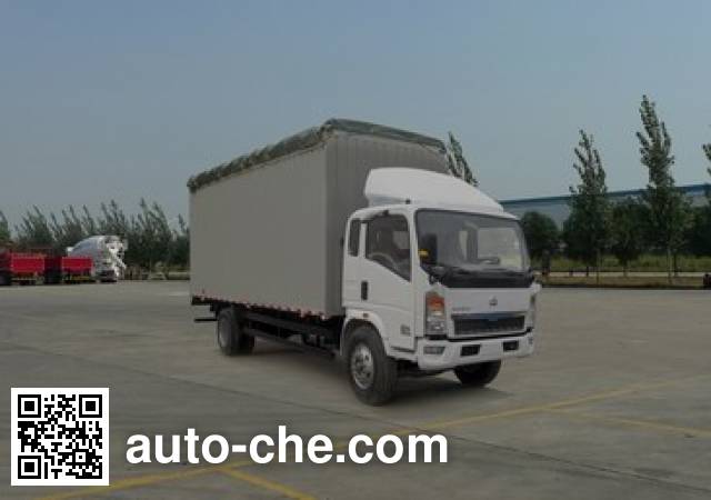 Sinotruk Howo soft top box van truck ZZ5127CPYD3615C1