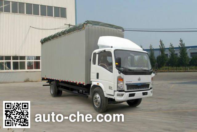 Sinotruk Howo soft top box van truck ZZ5127CPYD3815D1