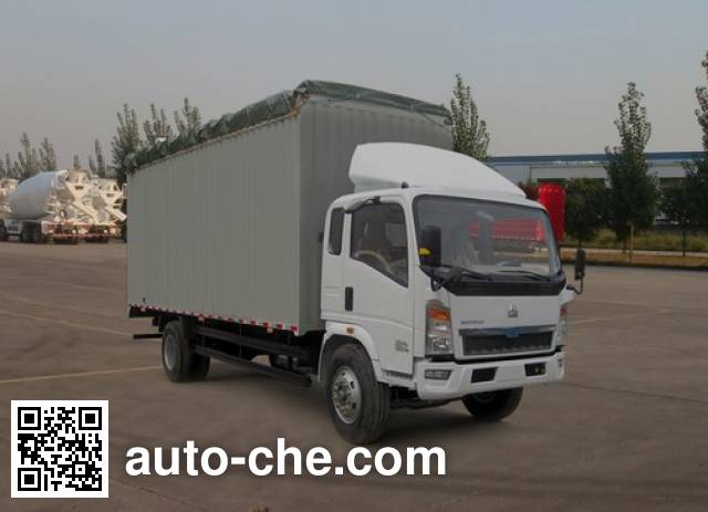 Sinotruk Howo soft top box van truck ZZ5127CPYD4515C1