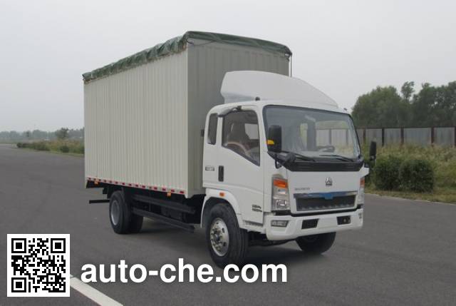 Sinotruk Howo soft top box van truck ZZ5127CPYG3415C1