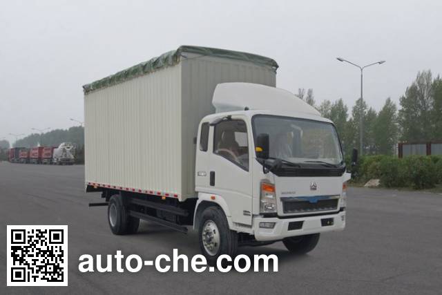 Sinotruk Howo soft top box van truck ZZ5127CPYG3815C1