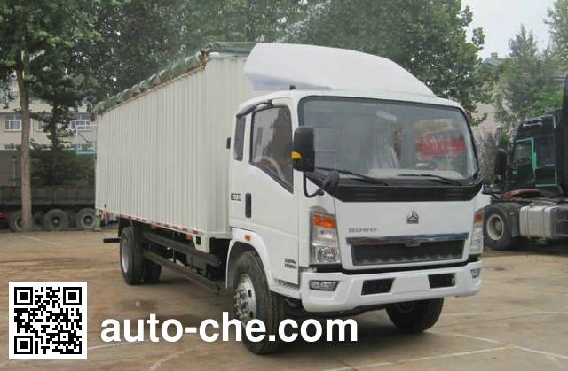 Sinotruk Howo soft top box van truck ZZ5127CPYG4215C1
