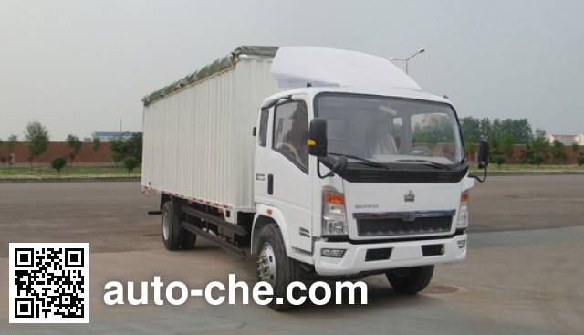 Sinotruk Howo soft top box van truck ZZ5127CPYG4515C1