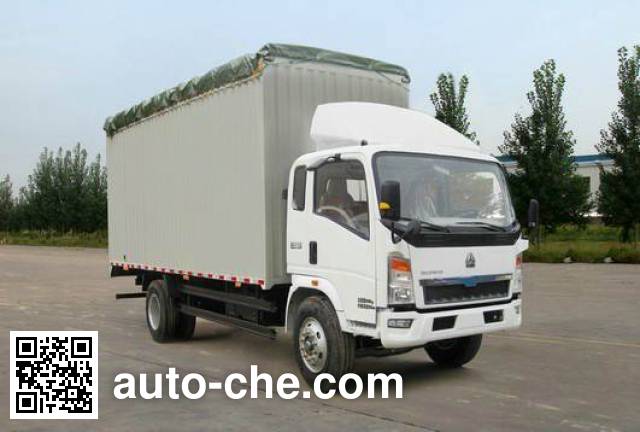 Sinotruk Howo soft top box van truck ZZ5127CPYG4715C1