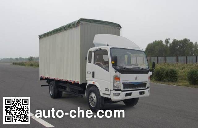 Sinotruk Howo soft top box van truck ZZ5167CPYG3415D1