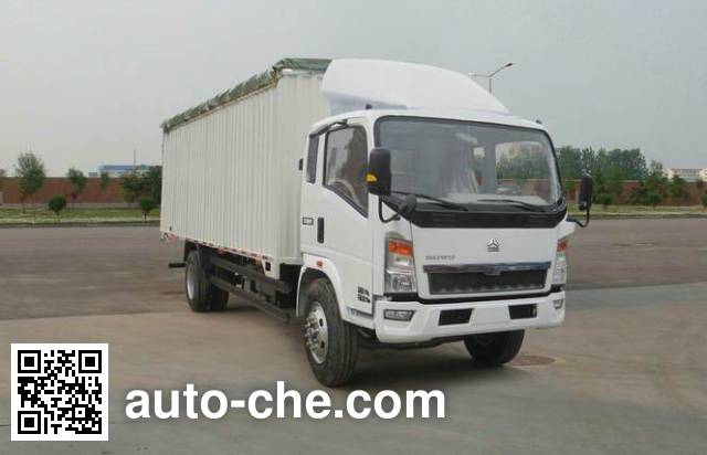 Sinotruk Howo soft top box van truck ZZ5127CPYG4515D1
