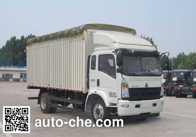 Sinotruk Howo soft top box van truck ZZ5167CPYG471CD1