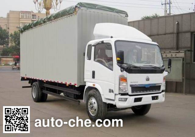 Sinotruk Howo soft top box van truck ZZ5167CPYG5215C1