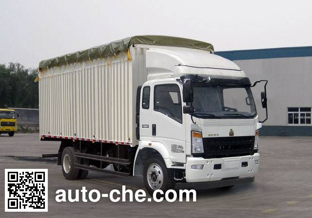 Sinotruk Howo soft top box van truck ZZ5167CPYG521CD1