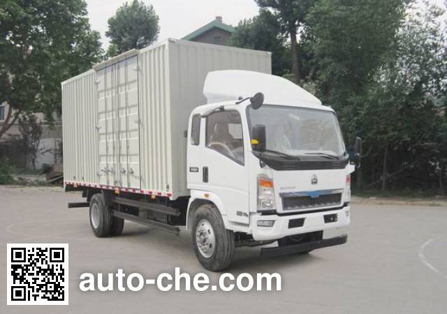 Sinotruk Howo box van truck ZZ5167XXYG4715D1