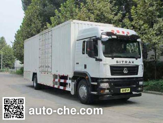 Sinotruk Sitrak box van truck ZZ5186XXYN711GE1