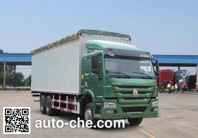 Sinotruk Howo soft top box van truck ZZ5257CPYM5847D1