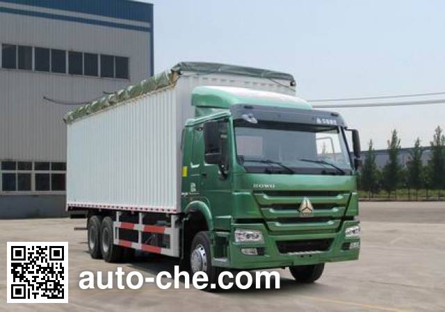 Sinotruk Howo soft top box van truck ZZ5257CPYN4647D1