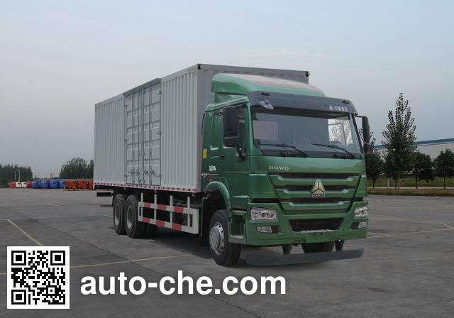 Sinotruk Howo box van truck ZZ5257XXYN5247D1