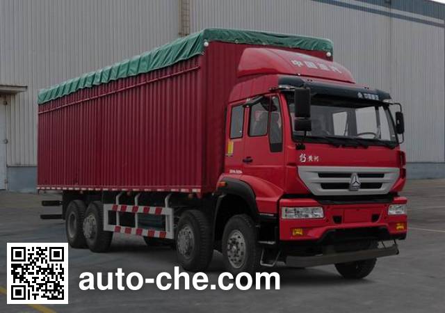 Huanghe soft top box van truck ZZ5314CPYK46G6D1