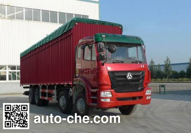 Sinotruk Hohan soft top box van truck ZZ5315CPYM4666C1