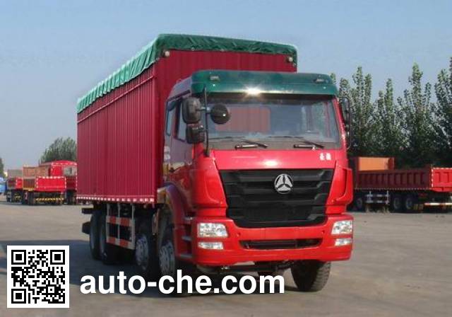 Sinotruk Hohan soft top box van truck ZZ5315CPYN4666C1