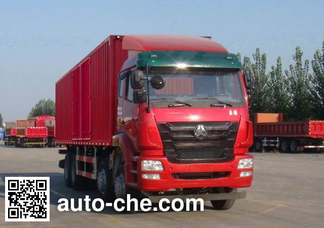 Sinotruk Hohan box van truck ZZ5315XXYN4666D1