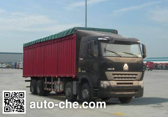 Sinotruk Howo soft top box van truck ZZ5317CPYM4667P1H