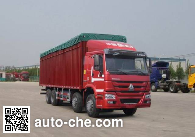 Sinotruk Howo soft top box van truck ZZ5317CPYN4667D1LH