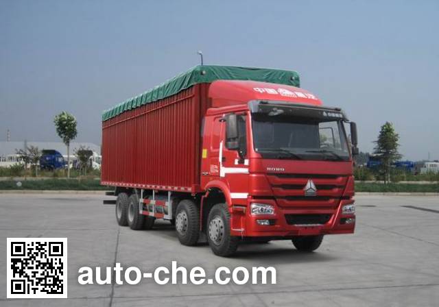 Sinotruk Howo soft top box van truck ZZ5317CPYN4667E1LB