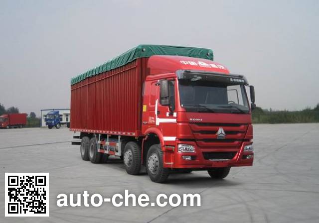 Sinotruk Howo soft top box van truck ZZ5317CPYN4667E1LH