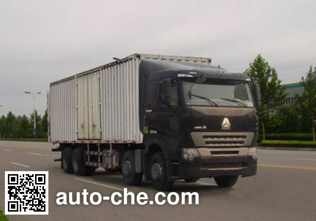 Sinotruk Howo box van truck ZZ5317XXYM4667P1B