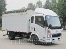 Sinotruk Howo soft top box van truck ZZ5047CPYC2613C1Y38