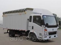 Sinotruk Howo soft top box van truck ZZ5047CPYD3814C145