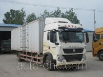 Sinotruk Howo box van truck ZZ5187XXYN711GE1