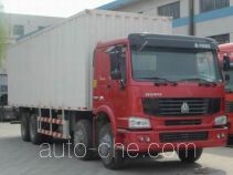Sinotruk Howo box van truck ZZ5247XXYM3867C1